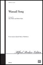 Wassail Song SATB choral sheet music cover